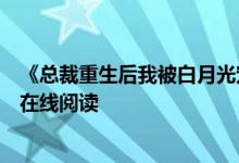 《總裁重生后我被白月光寵上天顏夕傅深》時(shí)來秋日開全文在線閱讀