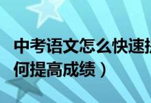 中考語文怎么快速提高成績（中考語文應(yīng)該如何提高成績）