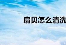 扇貝怎么清洗（扇貝怎么清洗）