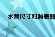 水管尺寸對照表圖解（水管尺寸對照表）