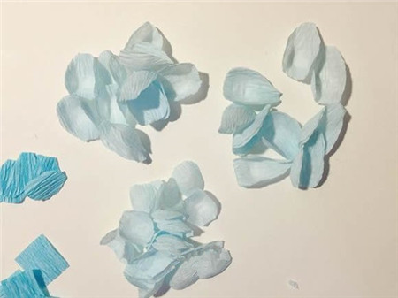 皺紋紙牡丹花制作方法圖解3