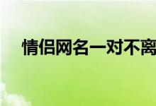 情侶網(wǎng)名一對不離不棄(情侶網(wǎng)名一對)