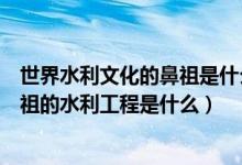 世界水利文化的鼻祖是什么工程（被譽(yù)為世界水利文化的鼻祖的水利工程是什么）