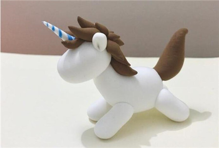 彩泥獨角獸制作教程5