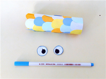 六一兒童節(jié)鯉魚(yú)旗制作方法5