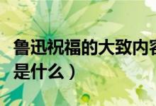 魯迅祝福的大致內(nèi)容（魯迅《祝福》主要內(nèi)容是什么）