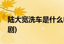陸大寬洗車(chē)是什么電視劇(陸大寬洗車(chē)的電視劇)