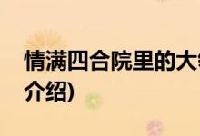 情滿四合院里的大領導是誰(情滿四合院劇情介紹)