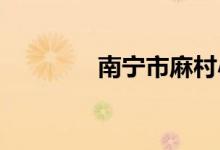 南寧市麻村小學的地址在哪