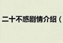 二十不惑劇情介紹（二十不惑劇情簡(jiǎn)單介紹）
