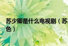 蘇少卿是什么電視?。ㄌK少卿是電視劇黎明前的抉擇里的角色）