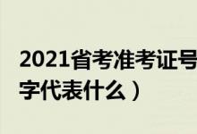 2021省考準考證號（2021年高考準考證號數(shù)字代表什么）