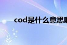 cod是什么意思?。╟od是什么意思）