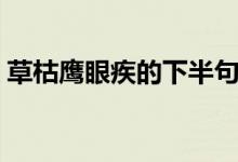 草枯鷹眼疾的下半句(草枯鷹眼疾的下一句)