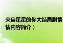 來自星星的你大結(jié)局劇情介紹(關(guān)于來自星星的你大結(jié)局劇情內(nèi)容簡介)