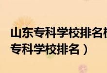 山東?？茖W(xué)校排名榜2020（2022年山東十大?？茖W(xué)校排名）