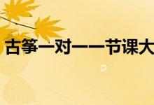 古箏一對(duì)一一節(jié)課大概多少錢（費(fèi)用是多少）