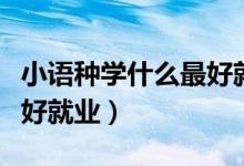 小語種學什么最好就業(yè)（關于小語種學什么最好就業(yè)）