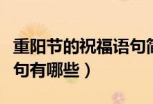 重陽(yáng)節(jié)的祝福語(yǔ)句簡(jiǎn)單（重陽(yáng)節(jié)的祝福簡(jiǎn)單語(yǔ)句有哪些）