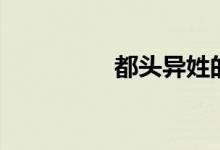 都頭異姓的解釋（都頭）