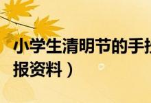 小學生清明節(jié)的手抄報內容（有關清明節(jié)手抄報資料）