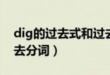 dig的過去式和過去分詞(dig的過去式和過去分詞)