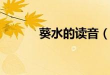 葵水的讀音(葵水是什么意思)