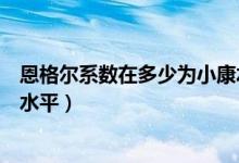 恩格爾系數(shù)在多少為小康水平?。ǘ鞲駹栂禂?shù)在多少為小康水平）