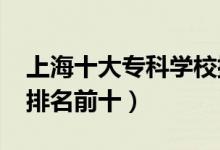 上海十大?？茖W(xué)校排名2022（高職高專院校排名前十）