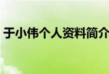 于小偉個人資料簡介（于小偉個人資料介紹）