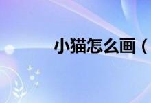 小貓?jiān)趺串嫞ㄐ∝埡?jiǎn)筆畫教程）