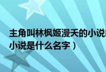 主角叫林楓姬漫夭的小說(shuō)叫什么名字（主角叫林楓姬漫夭的小說(shuō)是什么名字）