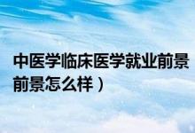 中醫(yī)學臨床醫(yī)學就業(yè)前景（2022中醫(yī)學專業(yè)就業(yè)方向及就業(yè)前景怎么樣）