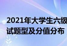 2021年大學生六級考試（2021年大學六級考試題型及分值分布）