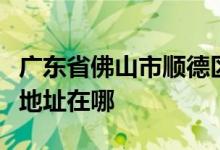 廣東省佛山市順德區(qū)第一中學(xué)(順德一中)的地址在哪
