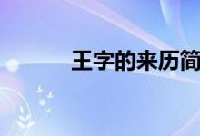 王字的來歷簡短（王字的來歷）