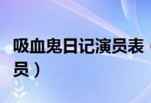 吸血鬼日記演員表(美劇吸血鬼日記有哪些演員)