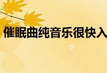 催眠曲純音樂很快入睡（催眠曲純音樂推薦）