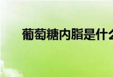 葡萄糖內脂是什么(葡萄糖內脂信息)