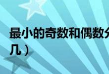 最小的奇數(shù)和偶數(shù)分別是哪個（最小的奇數(shù)是幾）