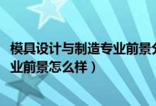 模具設(shè)計與制造專業(yè)前景分析（2022模具設(shè)計與制造專業(yè)就業(yè)前景怎么樣）