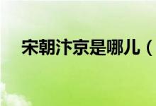 宋朝汴京是哪兒（宋朝汴京是哪個(gè)城市）