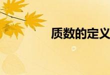 質(zhì)數(shù)的定義（質(zhì)數(shù)的定義）