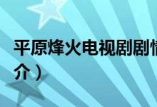 平原烽火電視劇劇情（平原烽火電視劇劇情簡介）