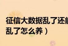 征信大數(shù)據(jù)亂了還能辦信用卡嗎（征信大數(shù)據(jù)亂了怎么養(yǎng)）