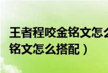 王者程咬金銘文怎么搭配最強(qiáng)(程咬金克最強(qiáng)銘文怎么搭配)