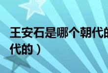王安石是哪個(gè)朝代的哪里人（王安石是哪個(gè)朝代的）