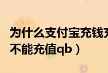 為什么支付寶充錢充不了（支付寶現(xiàn)在為什么不能充值qb）