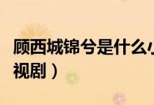 顧西城錦兮是什么小說（顧西城錦兮是什么電視劇）