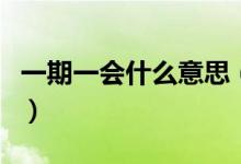 一期一會什么意思（一期一會什么意思什么梗）